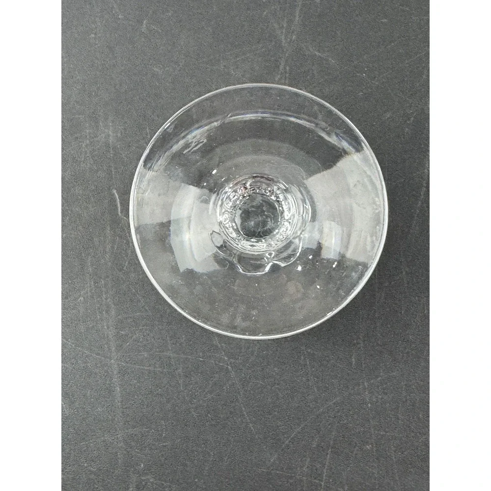 Fostoria Navarre Etched Glass Goblet Clear Crystal Footed Water Tea Glass 6 Inch